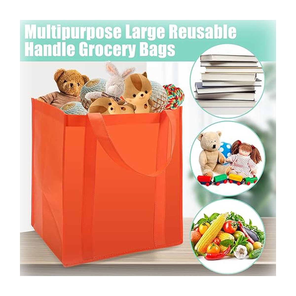 Non Woven Shopping Bags (Support Strap Style) 4