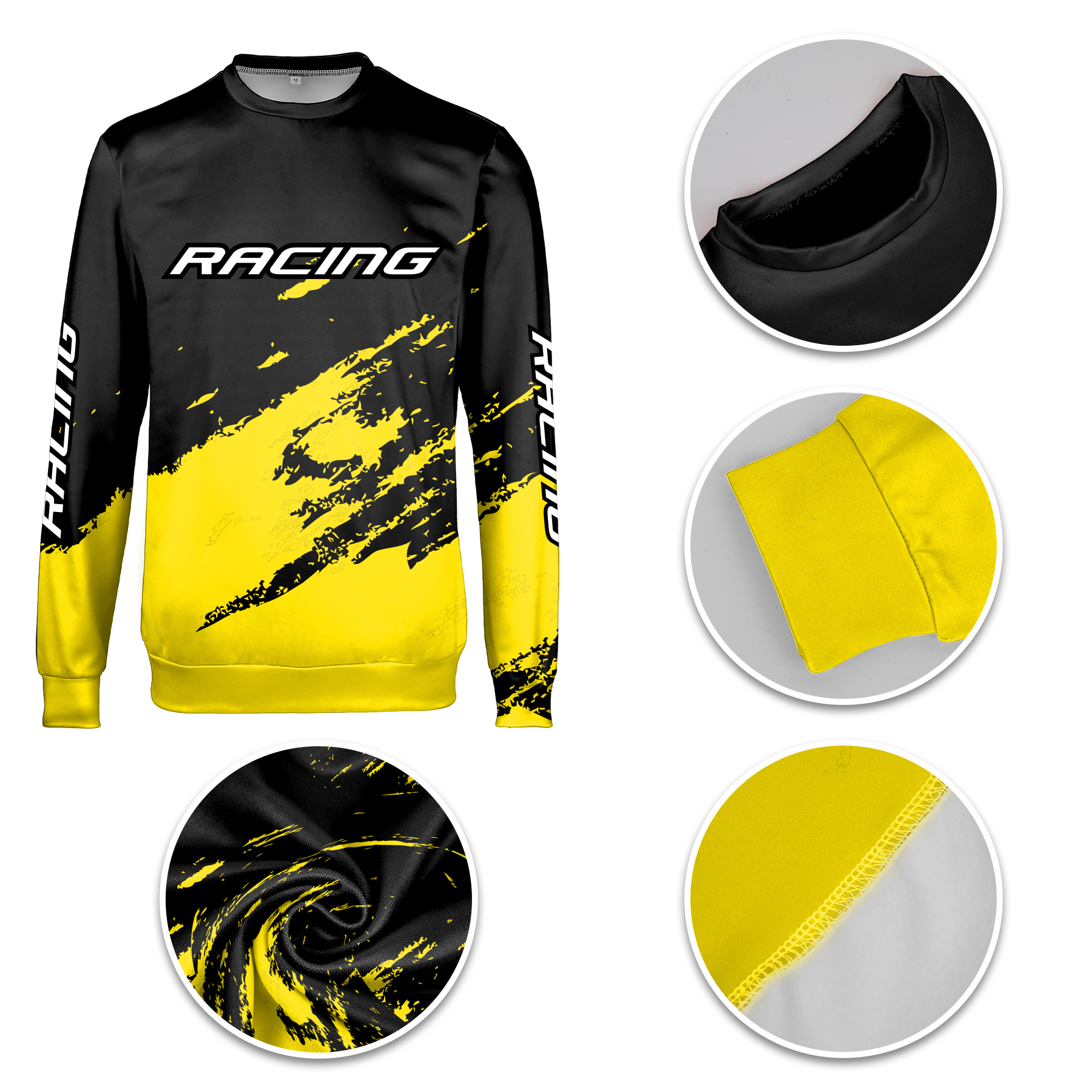 Custom Fully Sublimated Crew Neck Sweatshirts 2