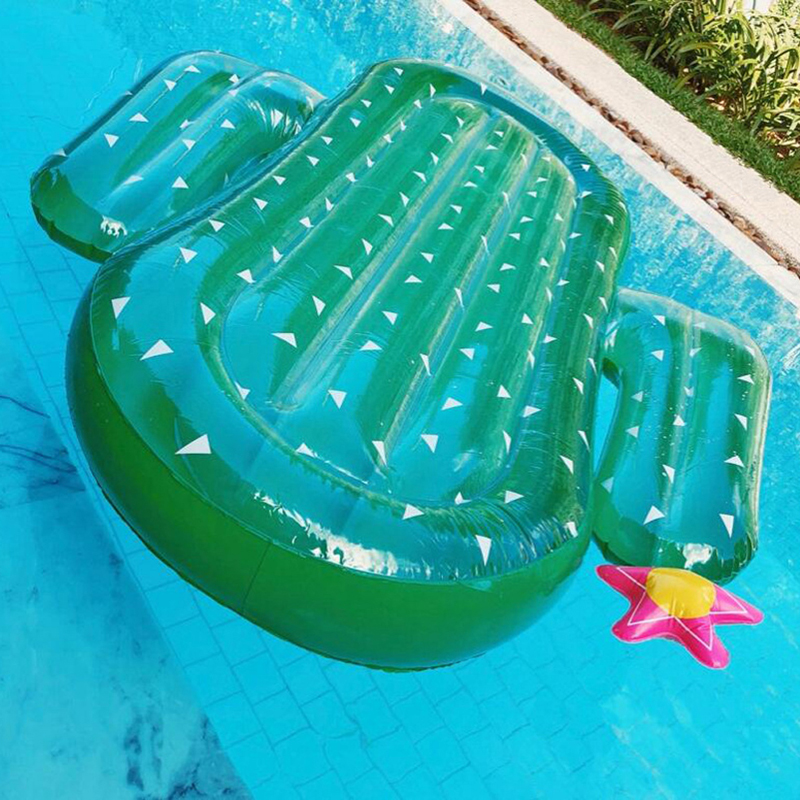 Outdoor Inflatable Cactus Design Pool Float 2