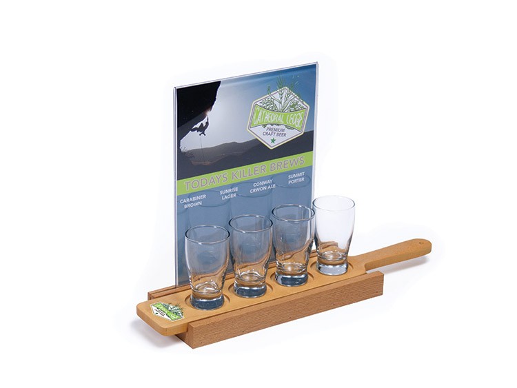 Sampler Paddle Promotional Display