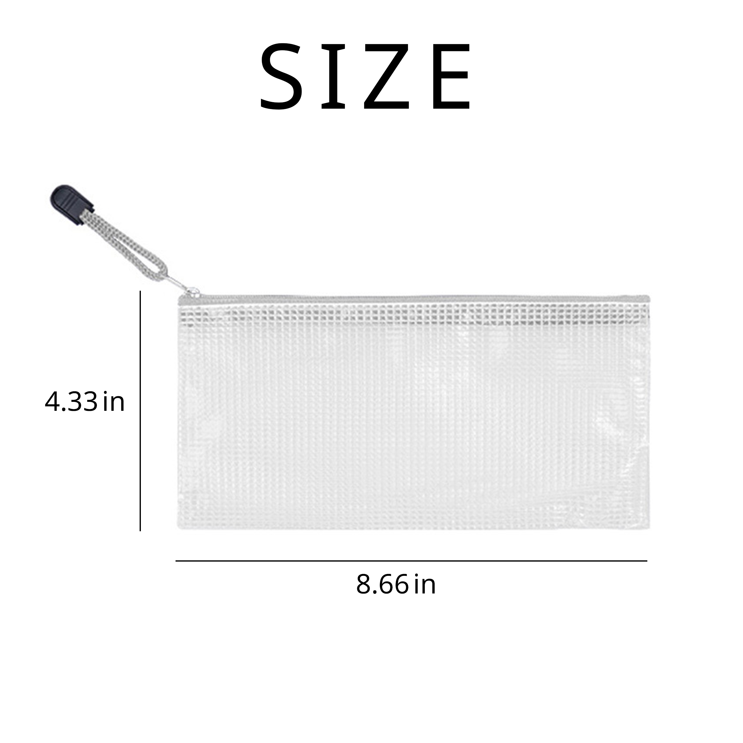 Zippered Mesh Pouch 7