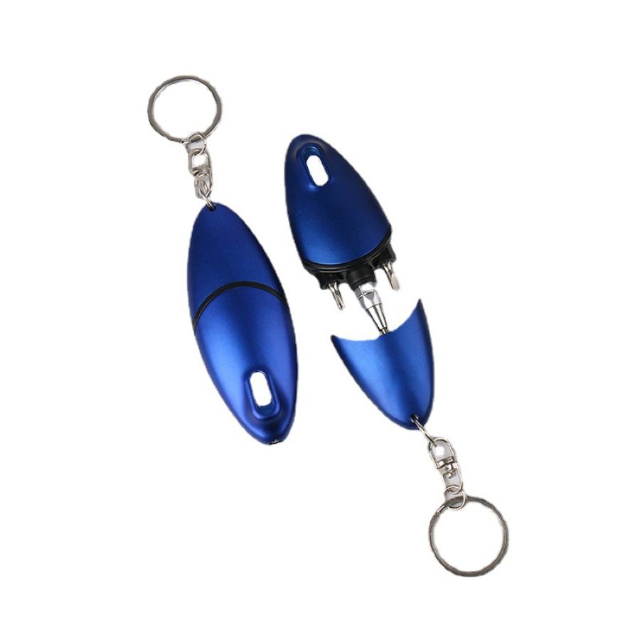 Multi Tool Keychain With Ballpoint Pen Led Screwdriver 2