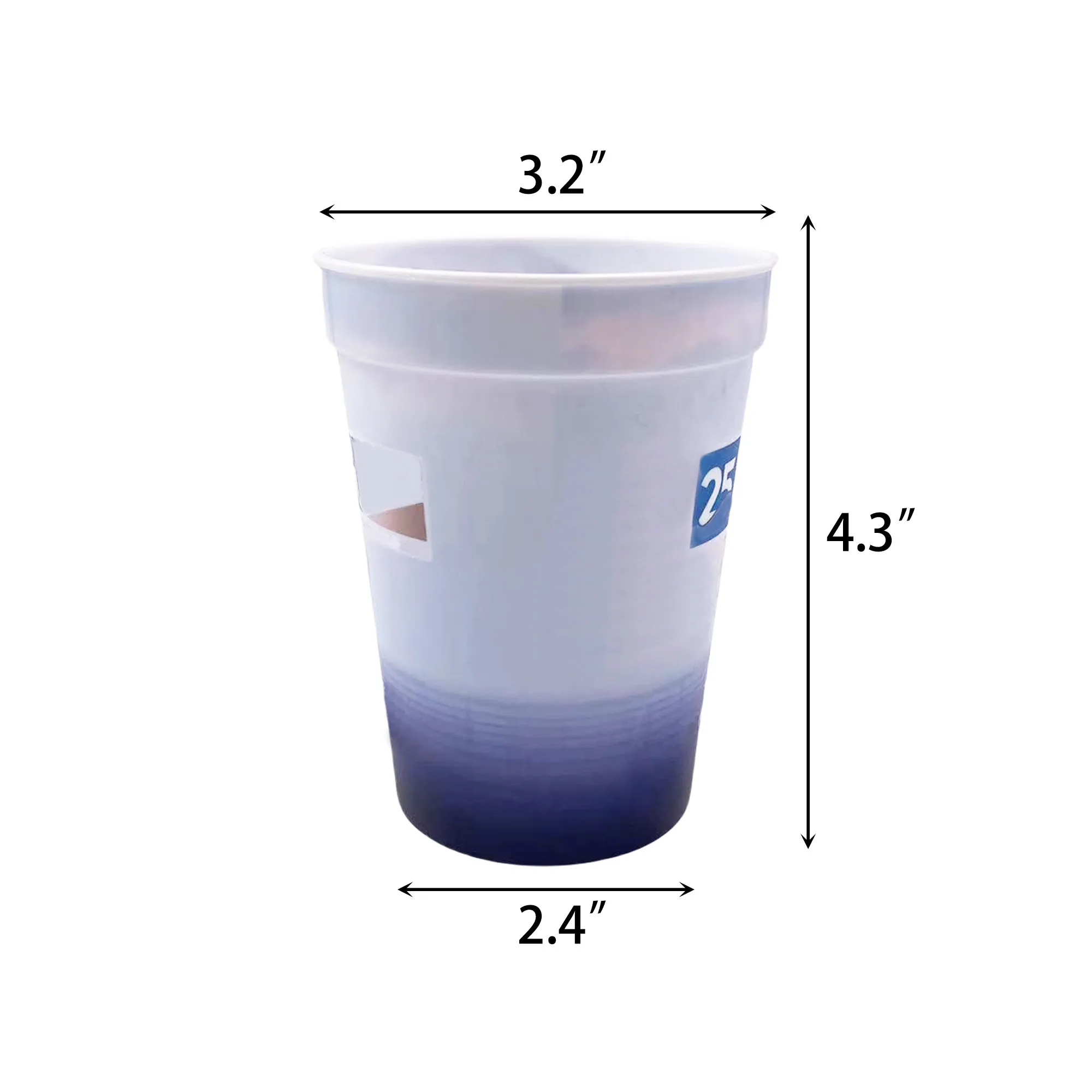 12Oz Full Color Custom Plastic Stadium Cup 2