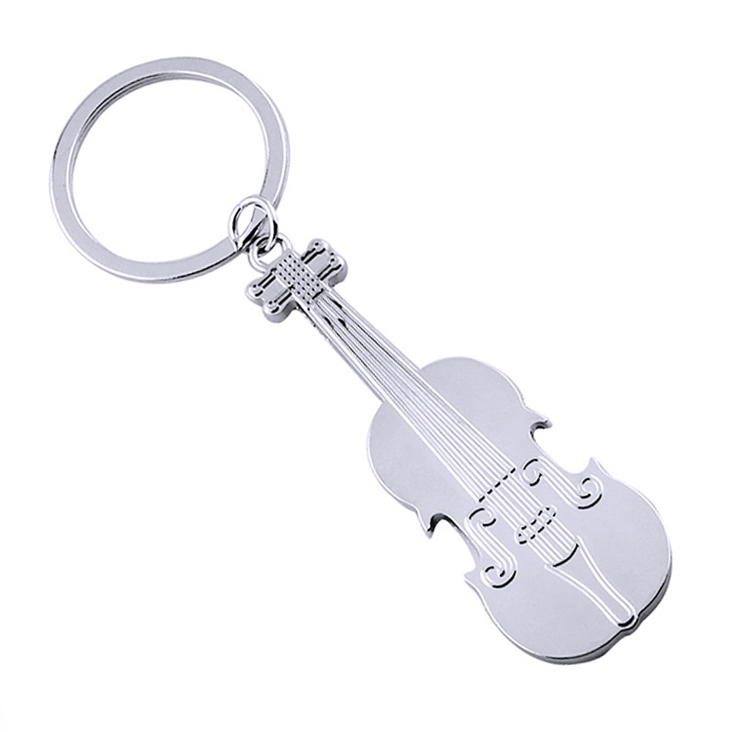 Popular Metal Violin Music Instrument KeyChain 1