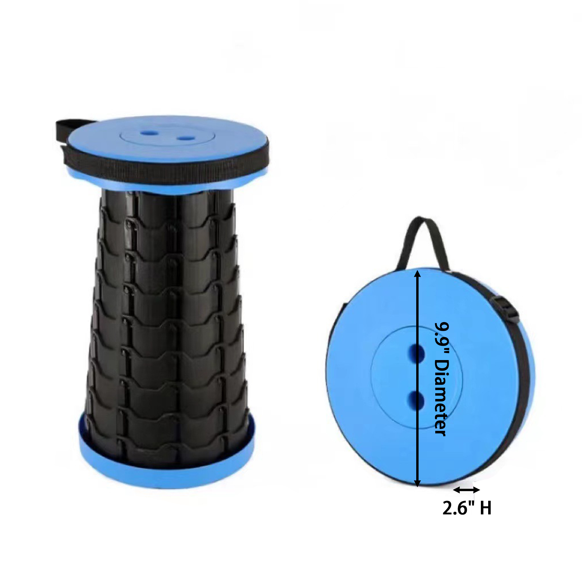 Portable Telescopic Seat 9.9" Diameter x 2.6" Height 2