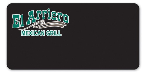 UV Inject Poly Blackboard Chalk Marker Write-On Name Badges - 1.25"X3"