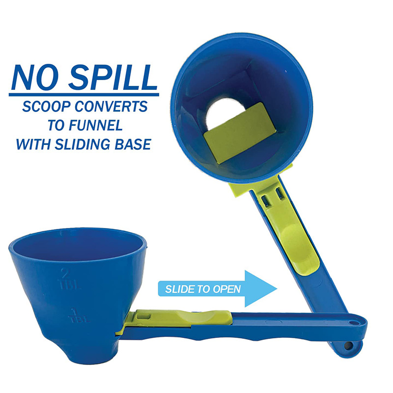 Slide Spoon Convertible to Funnel Protein Powder 1