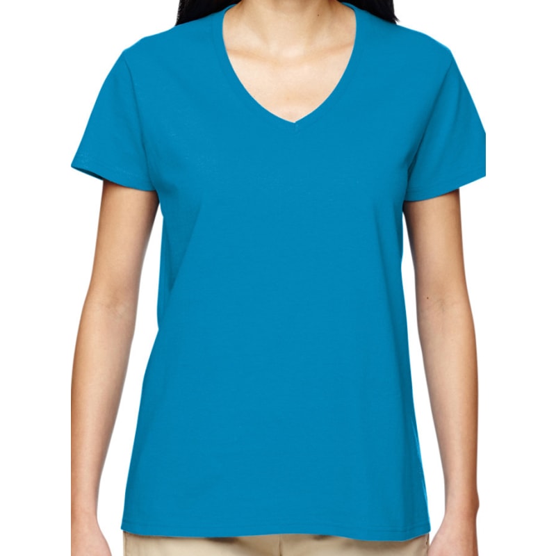 Gildan Heavy Cotton™ Ladies 5.3 Oz. V-Neck T-Shirt 4