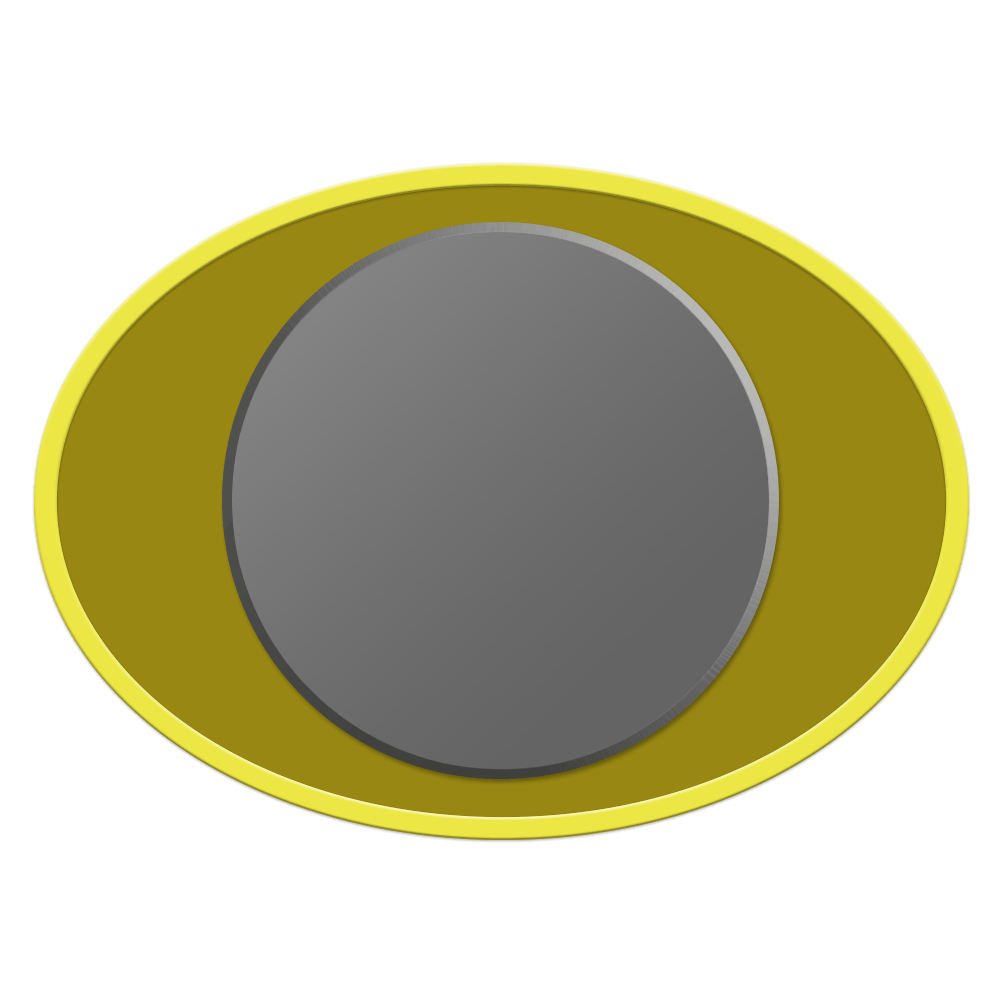 Express Vibraprint 1" x 1-1/2" Oval Lapel Pin & Magnet Back 4