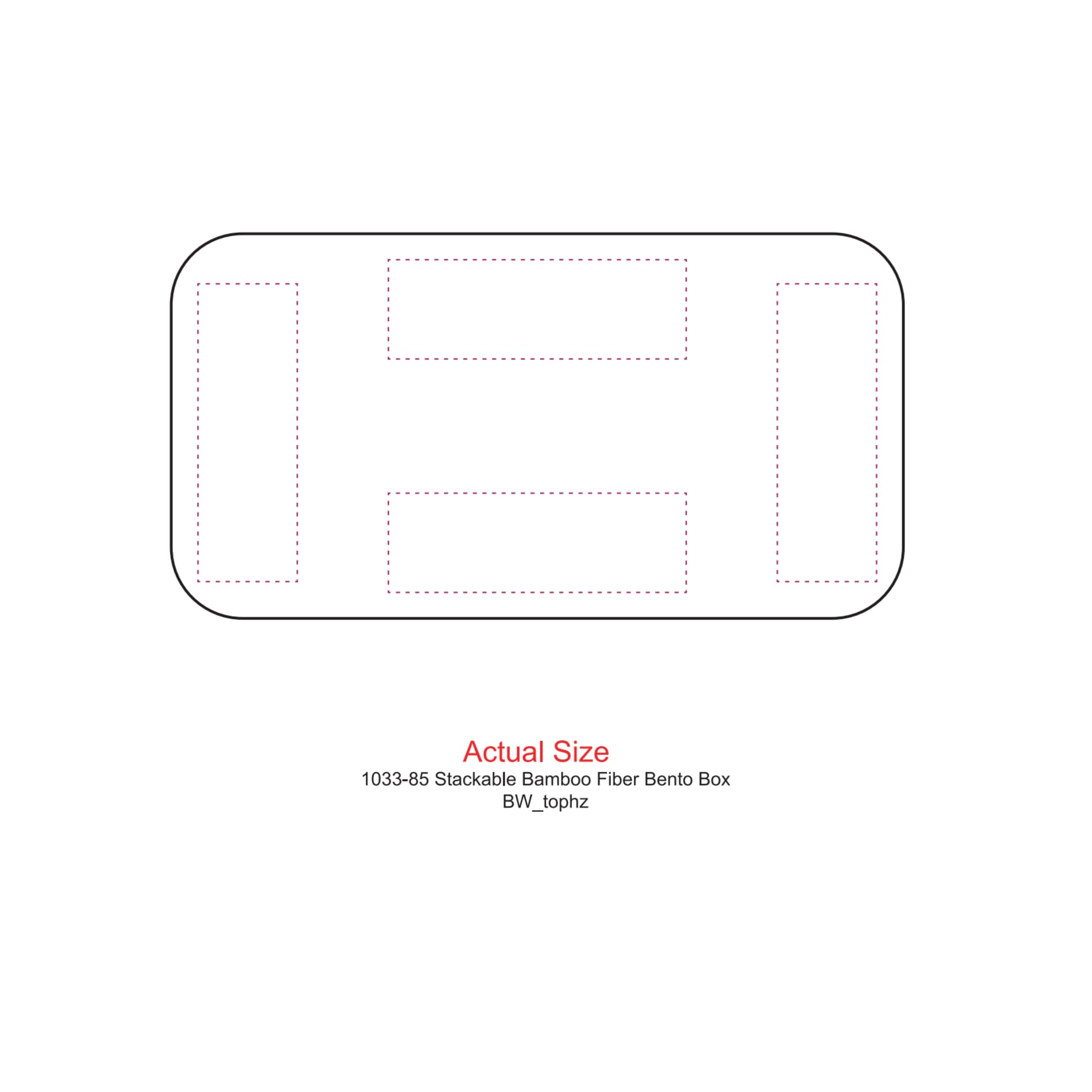 Stackable Bamboo Fiber Bento Box 99