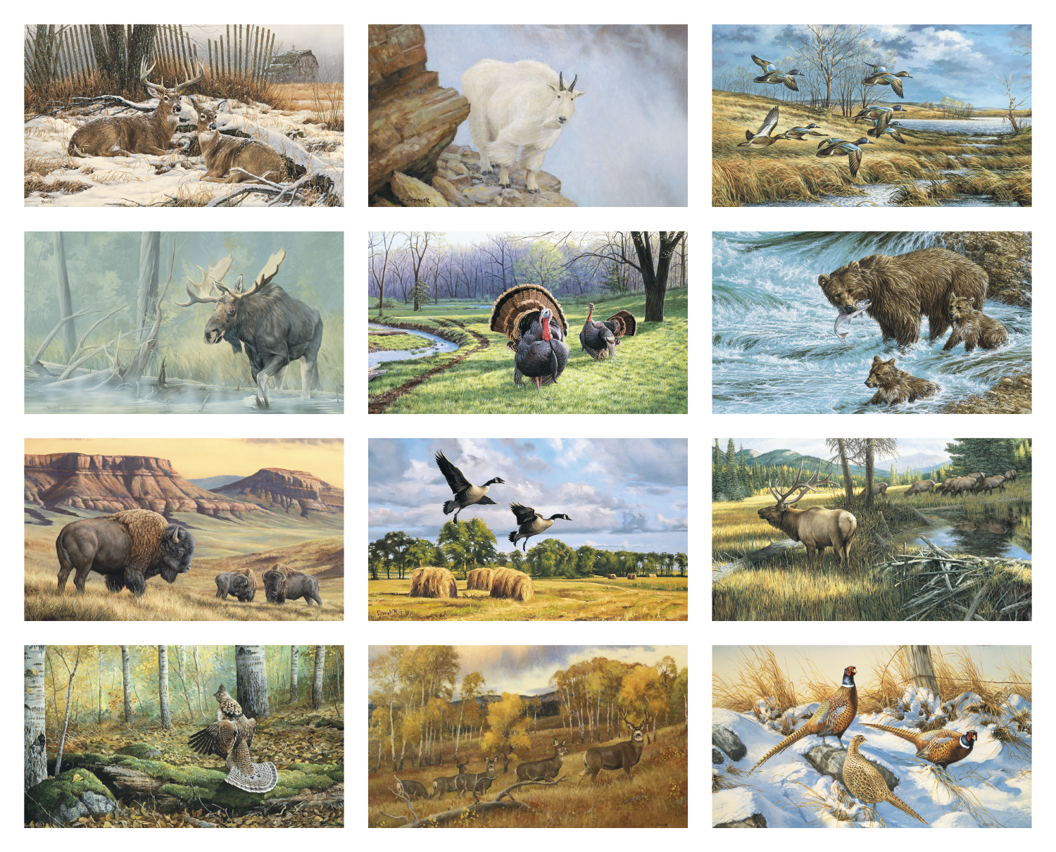 Triumph® Calendars Wildlife Art Calendar 32