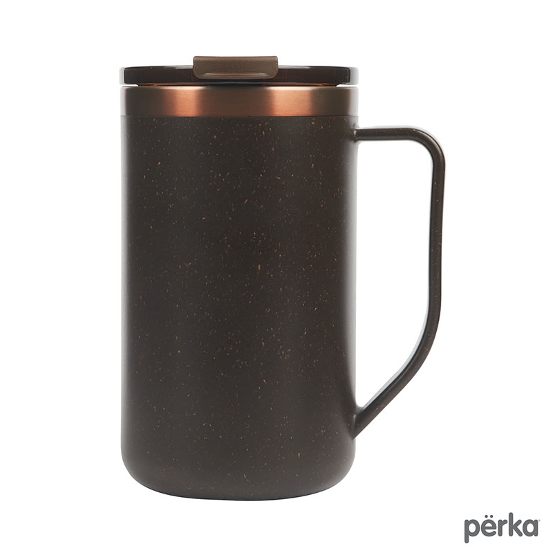 Perka® Guji 15 oz. Recycled Steel and Coffee Grounds Mug 9