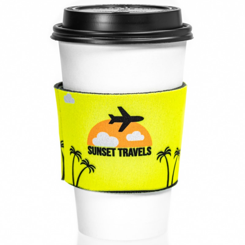 Fluorescent Neon Foam Collapsible Coffee Wraps 11
