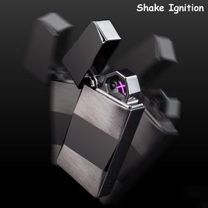 Exquisite Shaking Ignition Dual Electric Arc Lighter 11