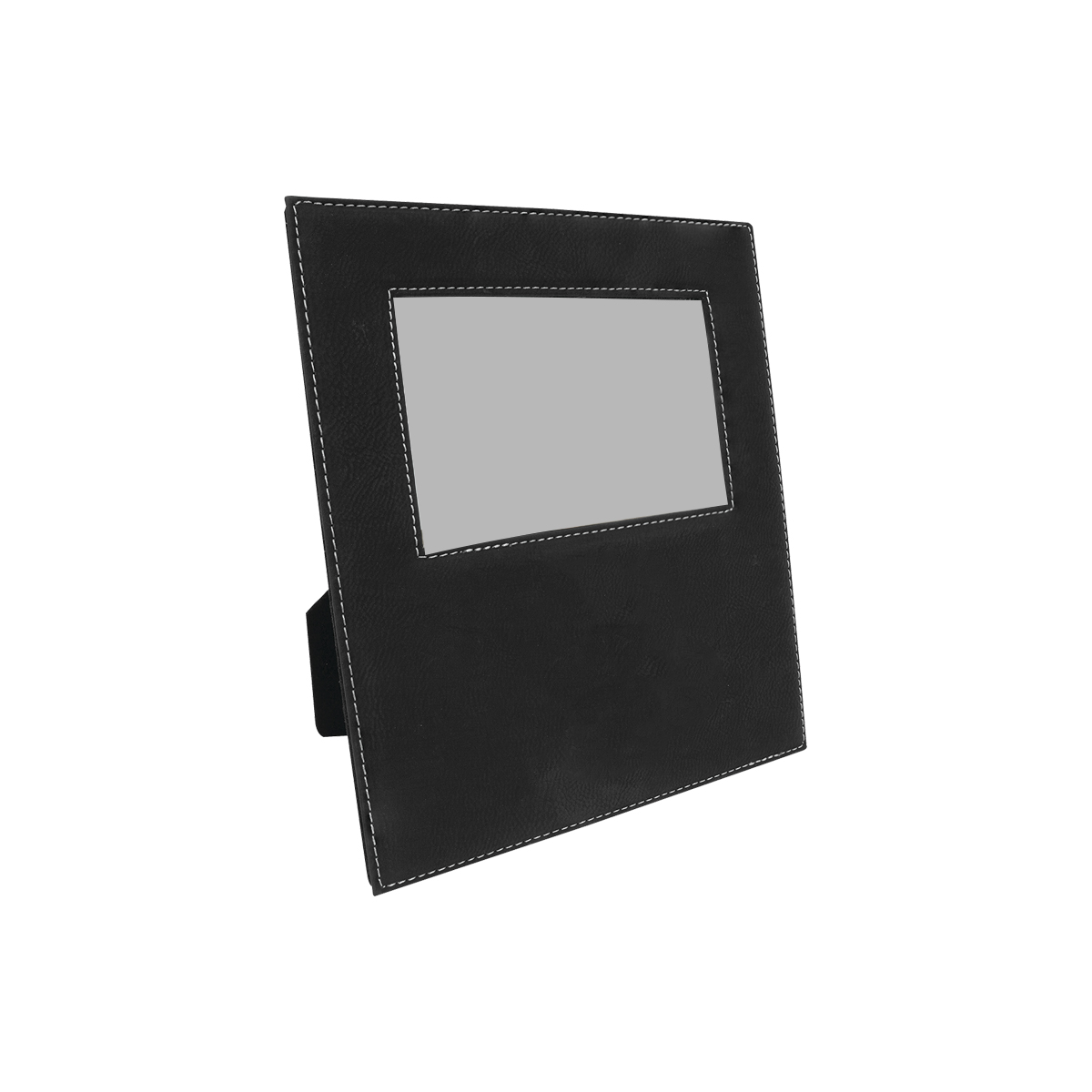 4" x 6" Black & Silver Leatherette Photo Frame 7