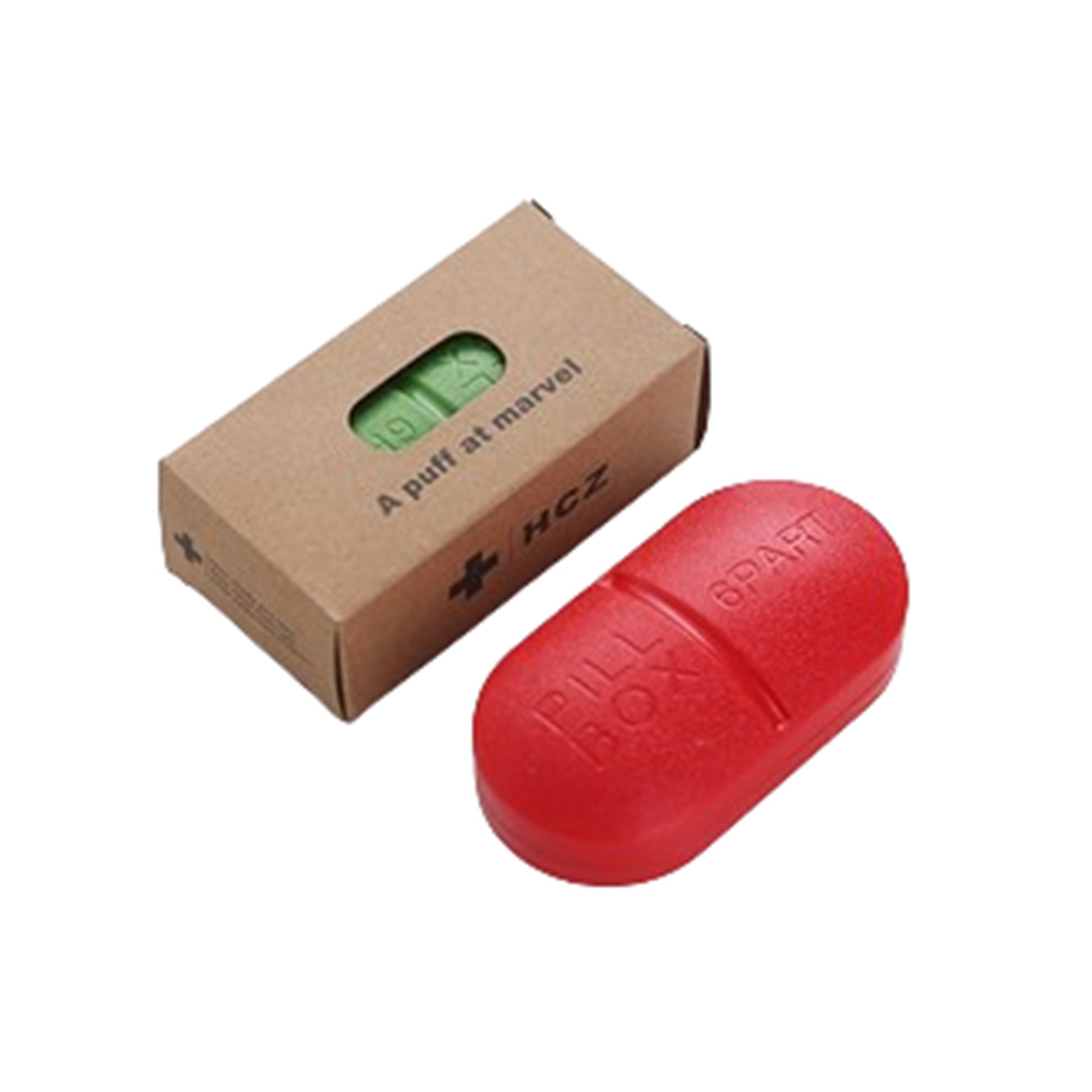 Pill Six-Compartment Plastic Box 3