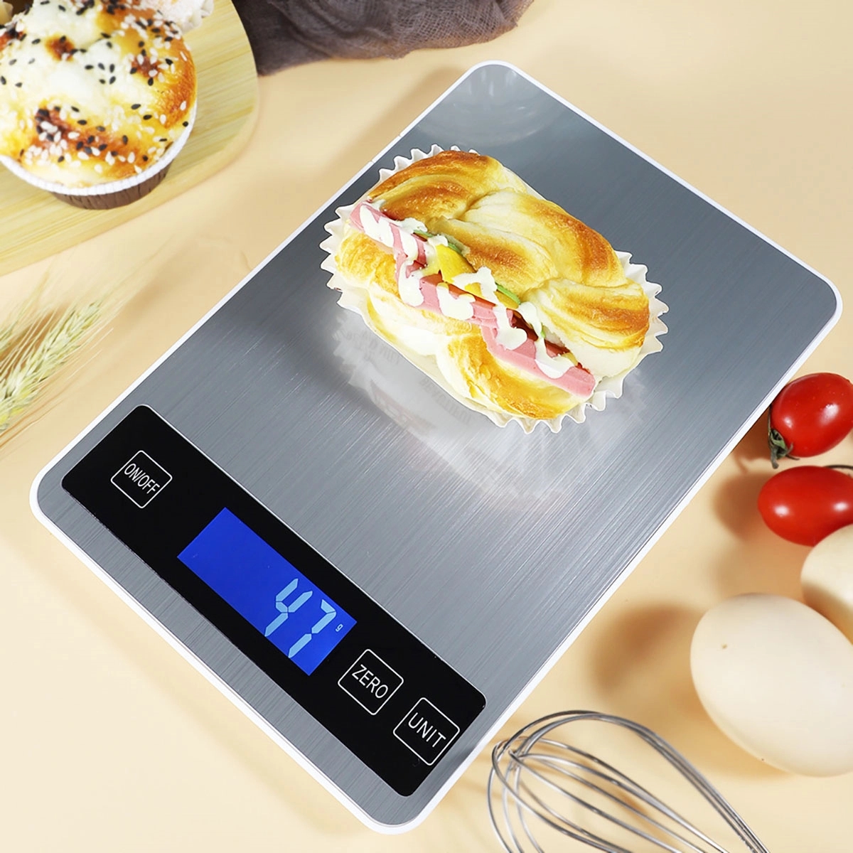 Kitchen Scale Weight Grams and oz for Cooking Baking 2