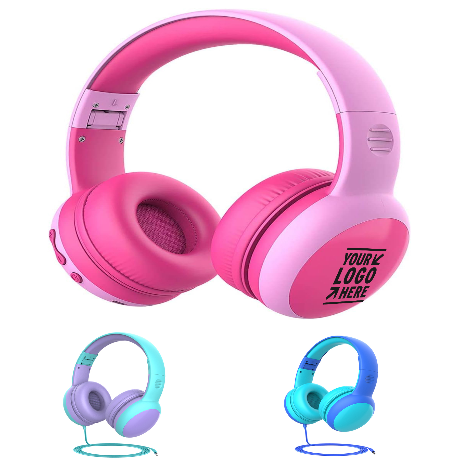 85dB Volume Limited Hearing Protection Children Wireless Headset Microphone Bluetooth Kid Headphone 2