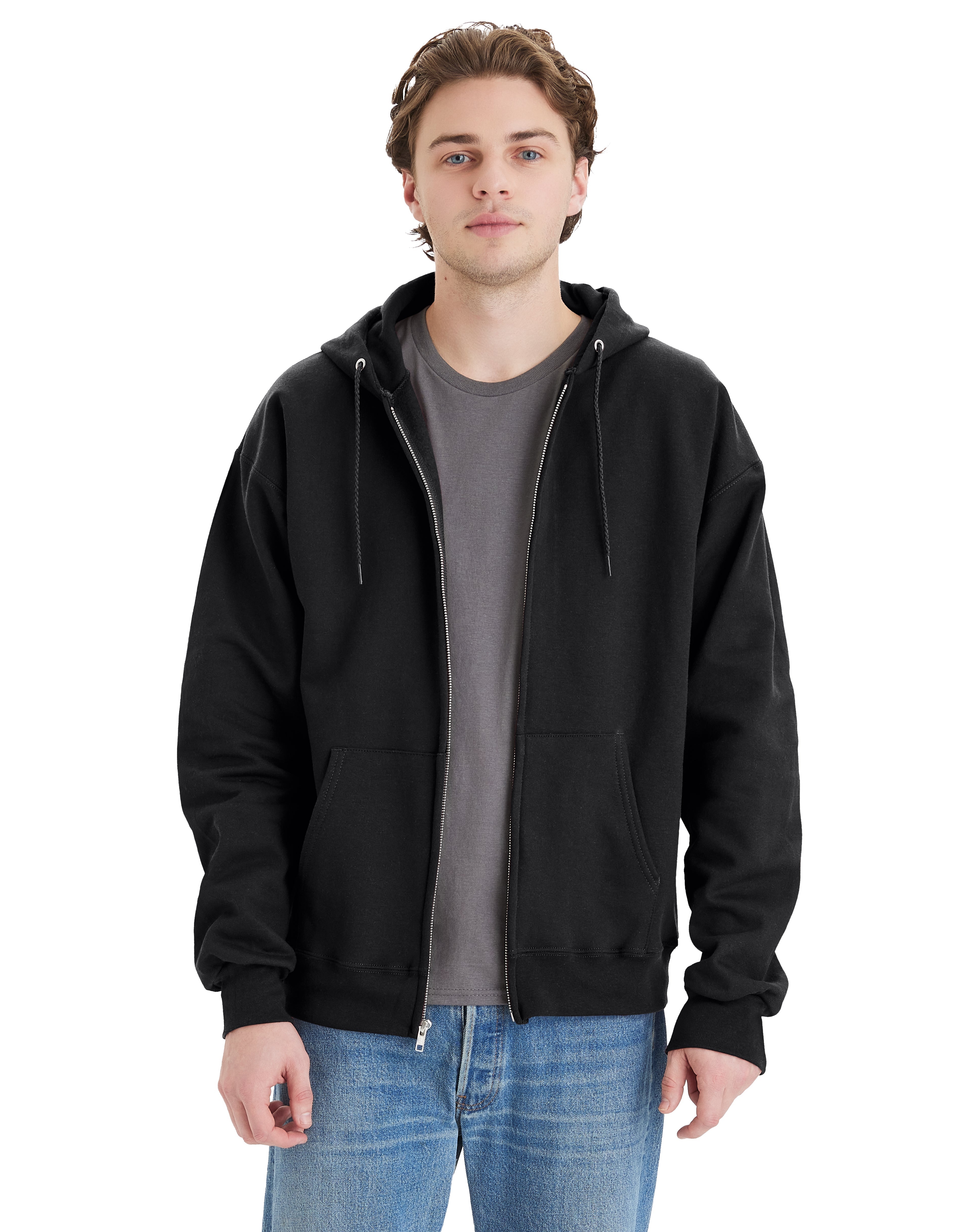 Hanes Ultimate Cotton® Full-Zip Fleece Hoodie 4