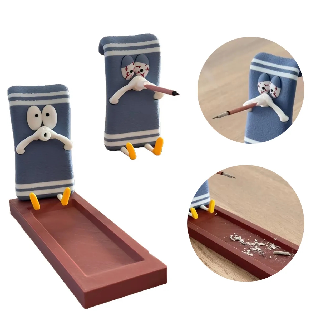 Novelty Incense Holder With Ash Catch Tray 1