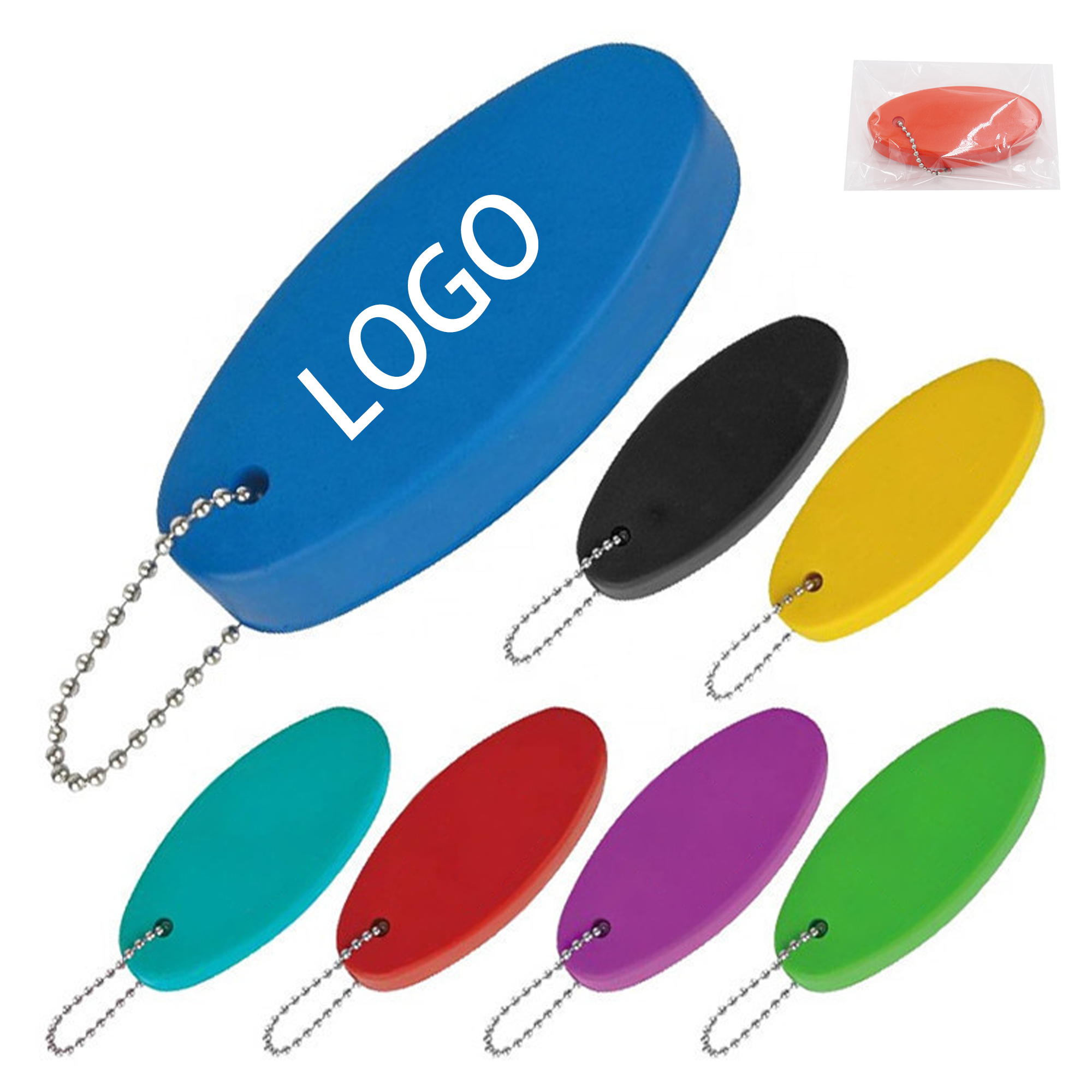 Oval Floater KeyTag MOQ 100pcs 1