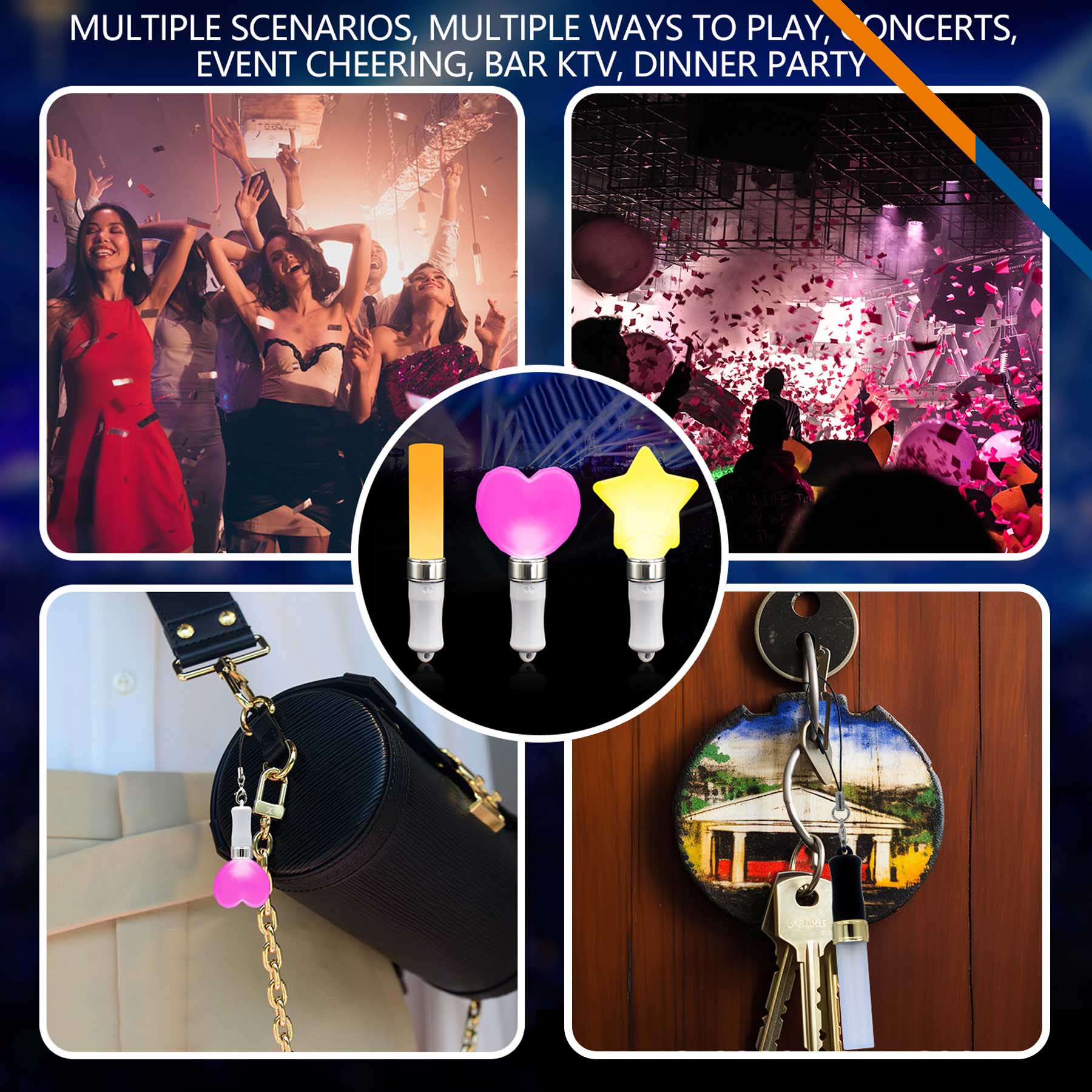 Lumitag Mini LED Glow Stick Keychain 9
