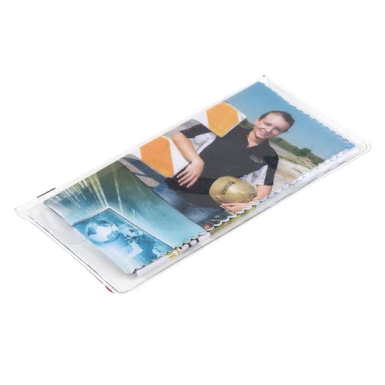 Large Ultra Opper Fiber® Microfiber Cleaning Cloth in Vinyl Pouch (15"x15") - Full-Color