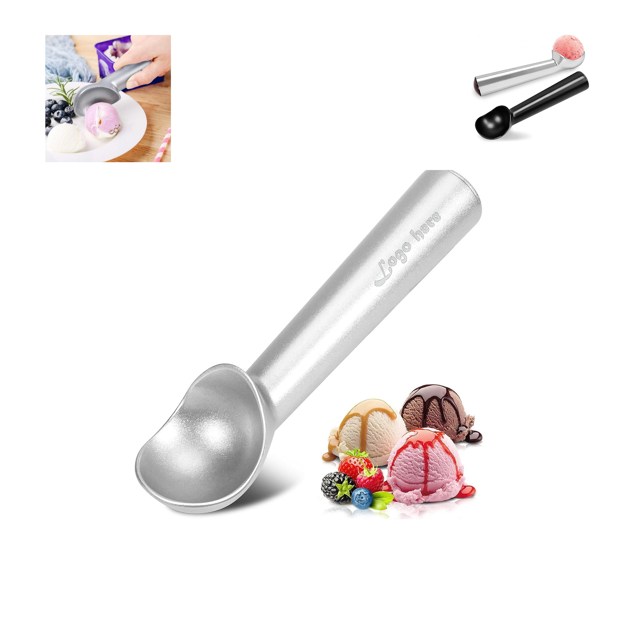 Anti-Freeze Aluminum Ice Cream Scoop 2