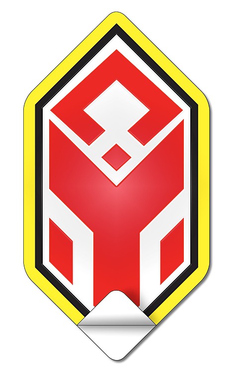 Custom Size / Shape (2 up) -Sticker / Decal / Label - UV-Coated Vinyl 2