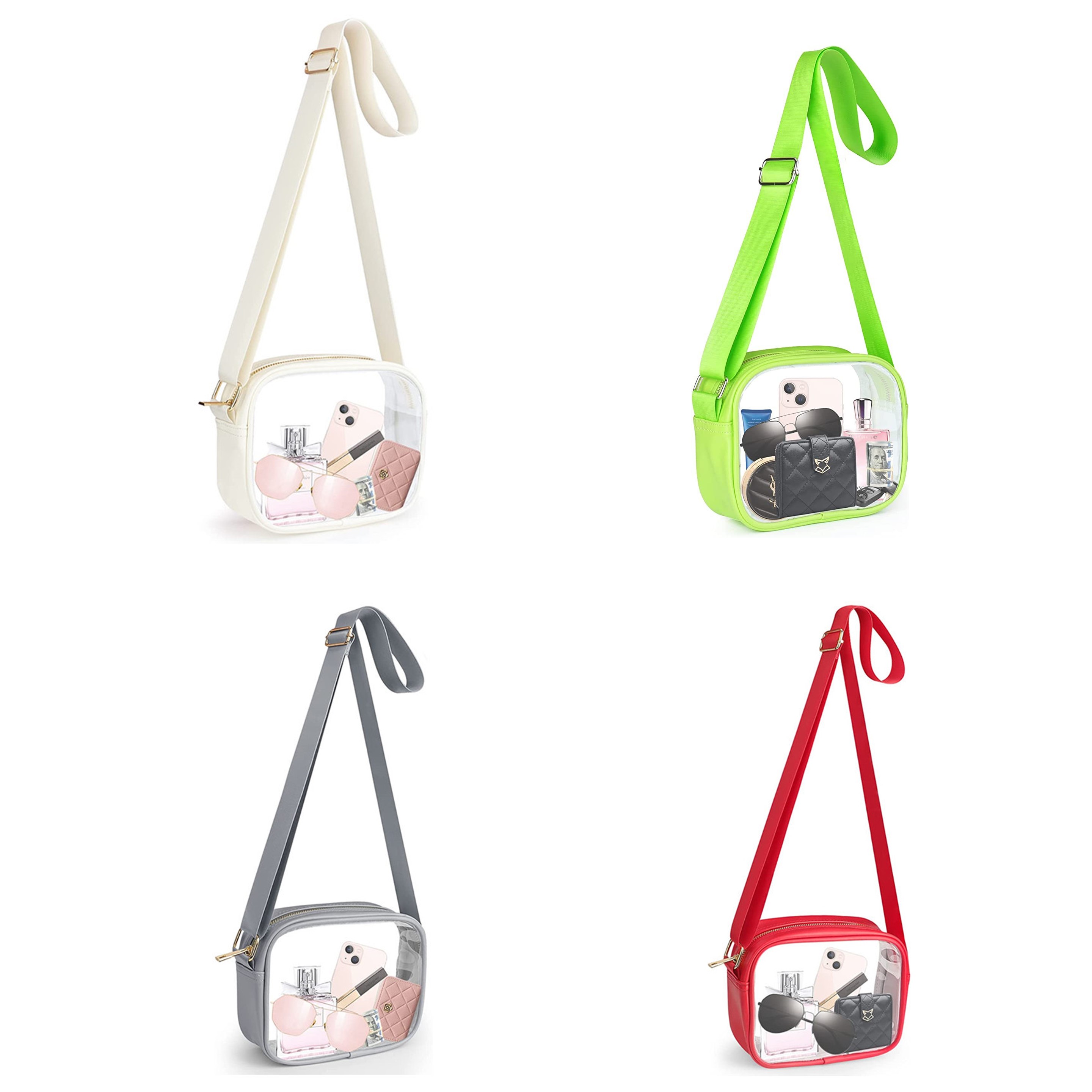 Clear Crossbody Bag (direct import) 4
