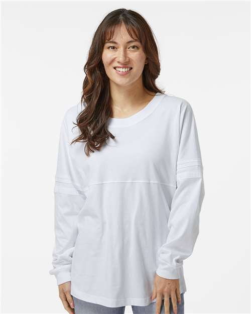 Women's Pom Pom Long Sleeve Jersey T-Shirt - BW3514 108