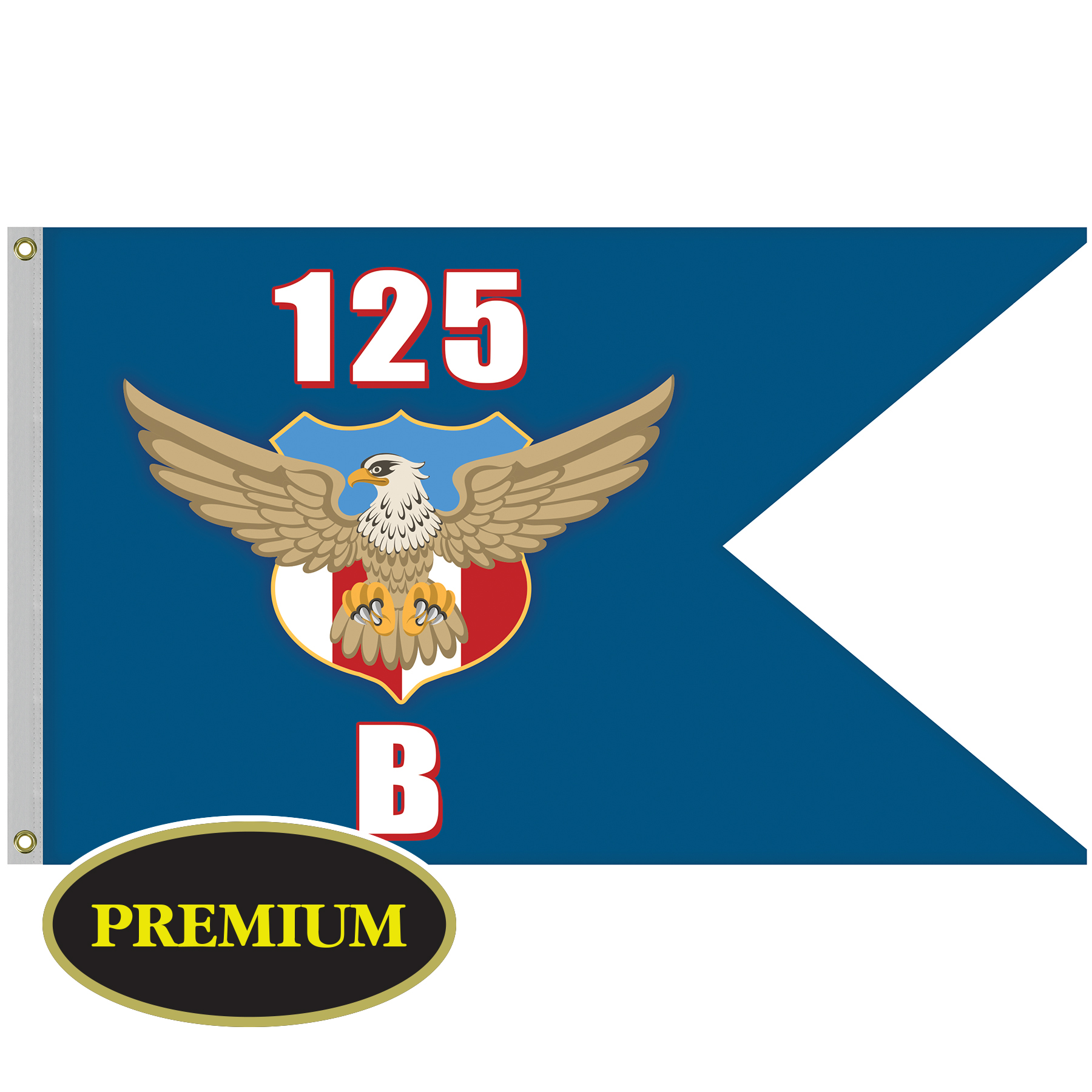 Single Reverse Knitted Polyester Guidon Boat Flag (36"x60") 6