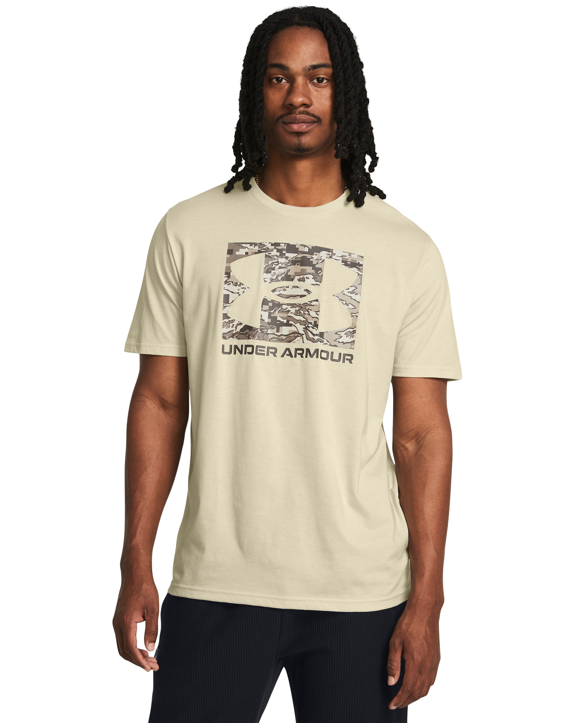 UA ABC Camo Boxed Logo Men's Short Sleeve 5