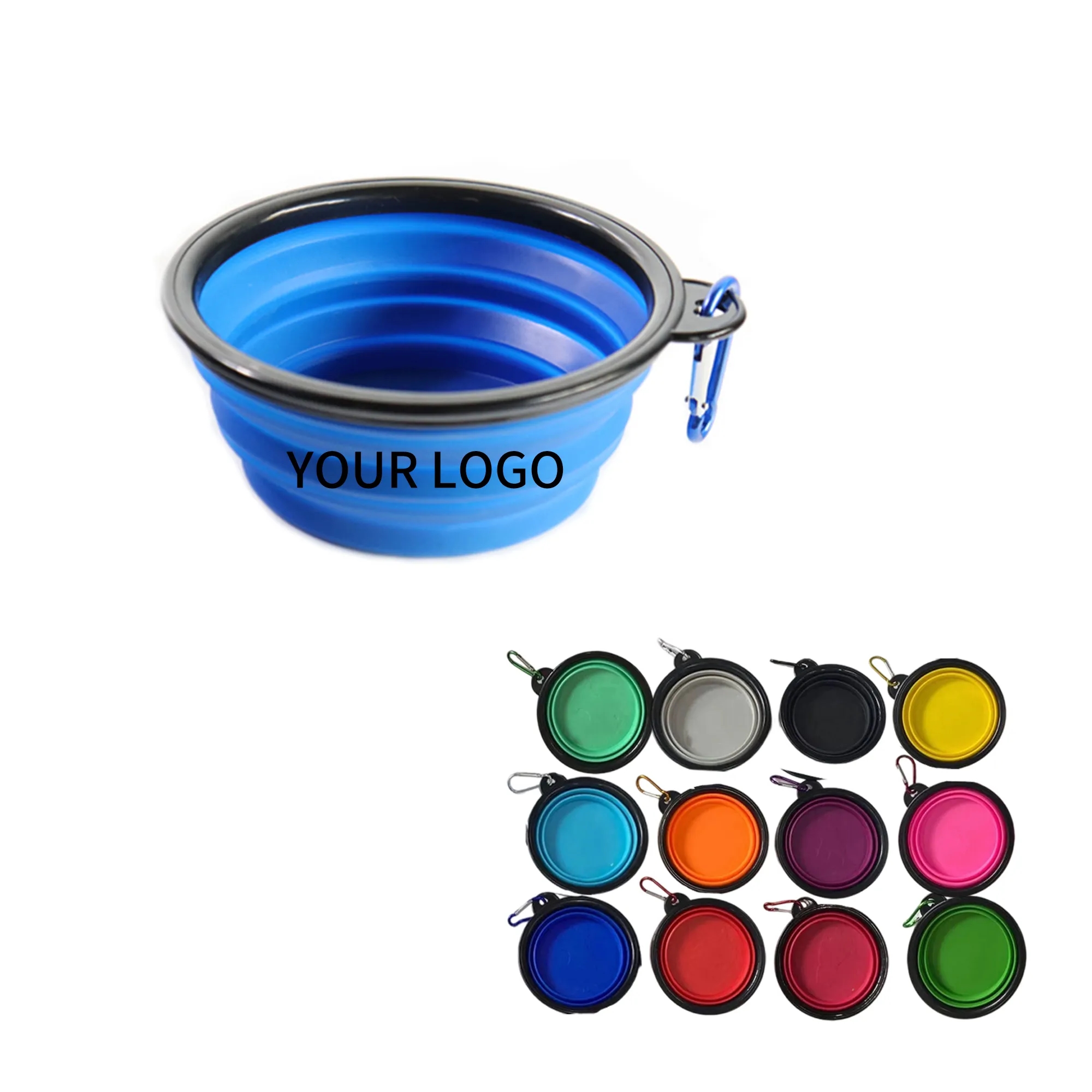 Portable Dog Bowl Collapsible with Clip 8