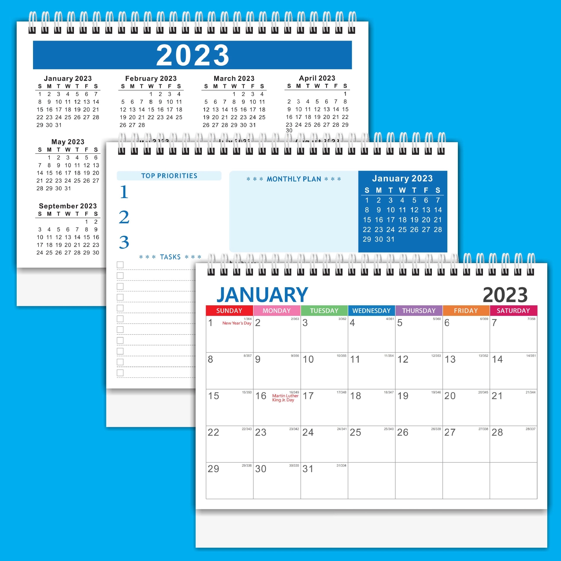 Customizable 2023 Desk Calendar 1