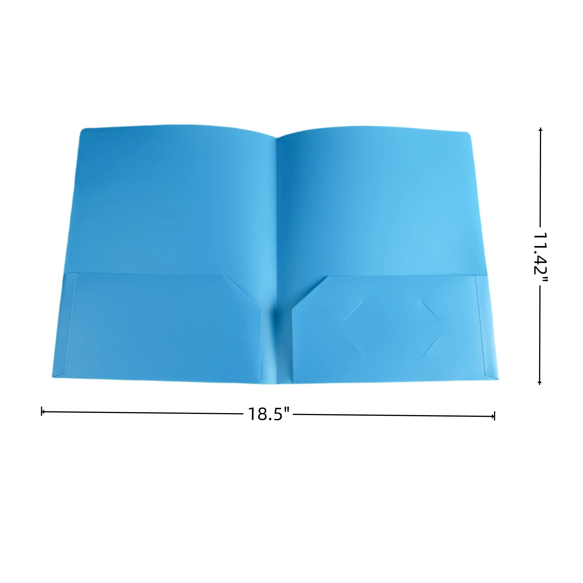 Plastic Office Document Storage Folder 2 Pocket 4