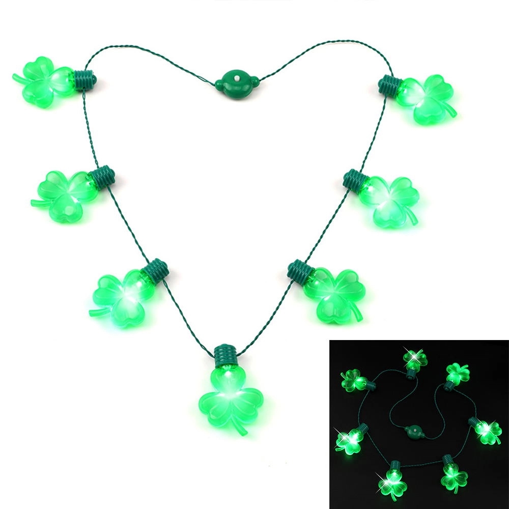 Led Light-Emitting Trefoil Necklace 2