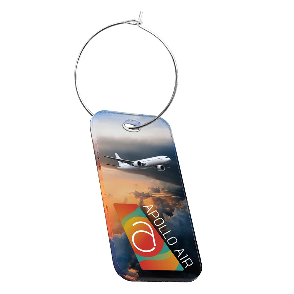 Full Color Acrylic Wine Charms