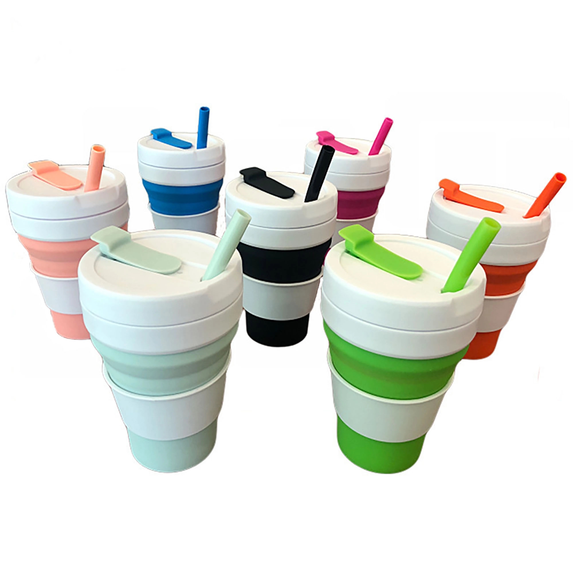 16oz Silicone Collapsible Travel Mug 7