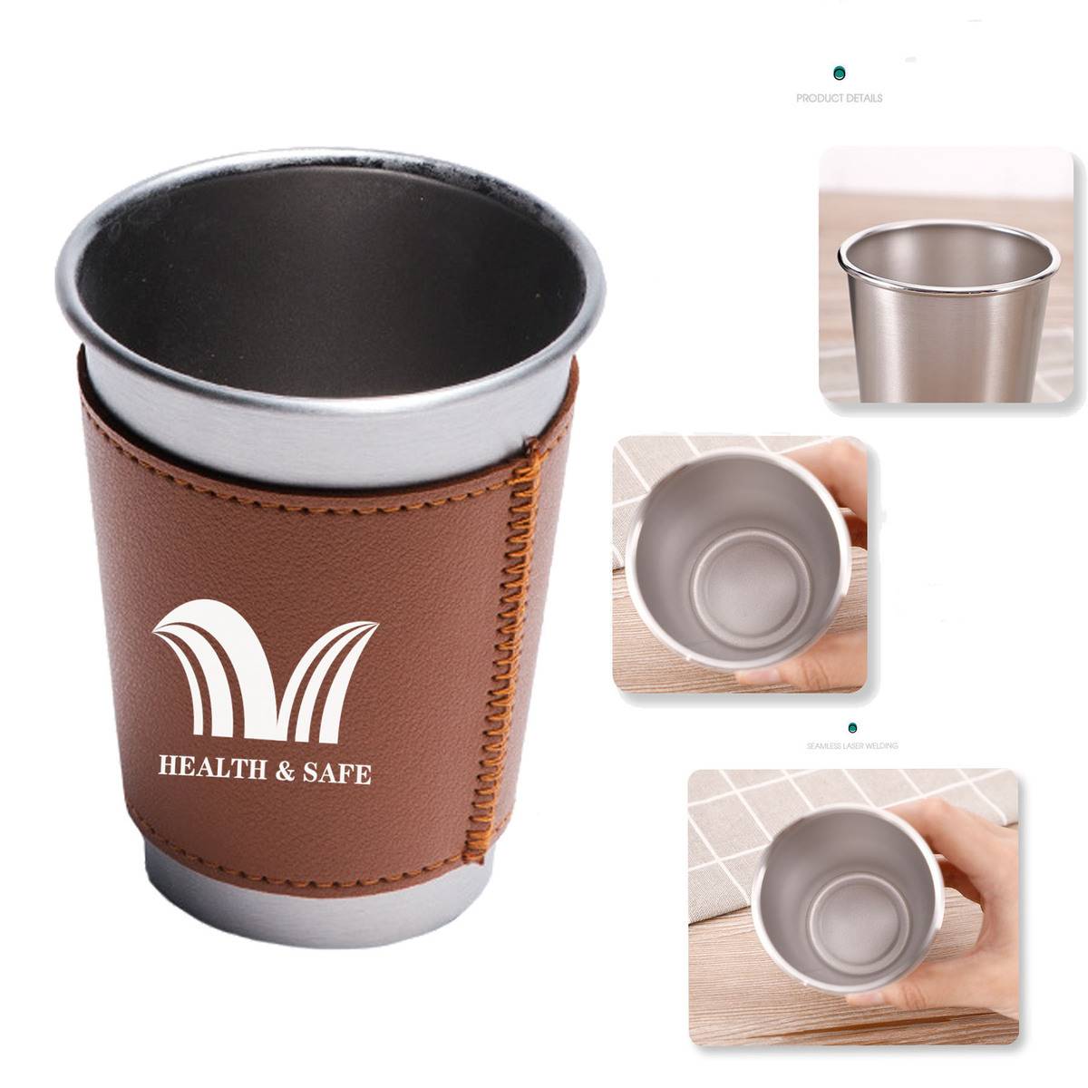 Stainless Steel Beer Cup With Sleeve 2