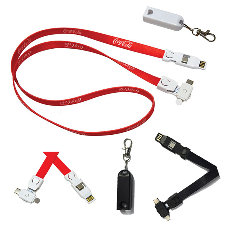 3-in-1 Dual SIDED Lanyard Cable 4