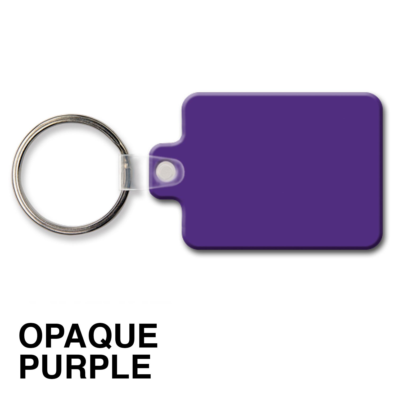 Medium Rectangle Key Tag w/Round Corners & Tab 12