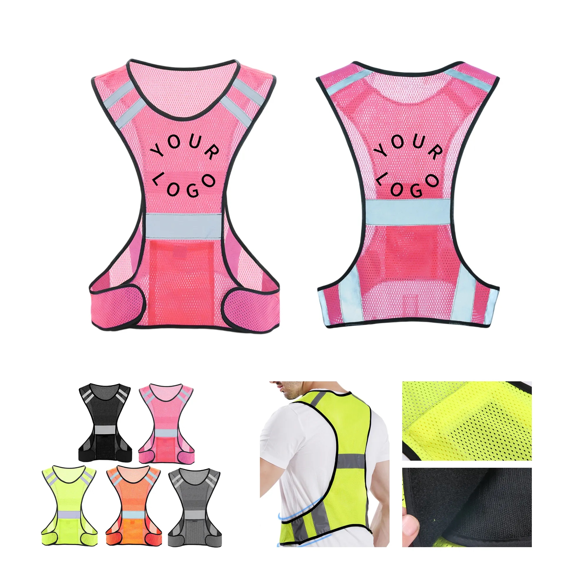 22 Inch Reflective Vest Safety Outdoor 1