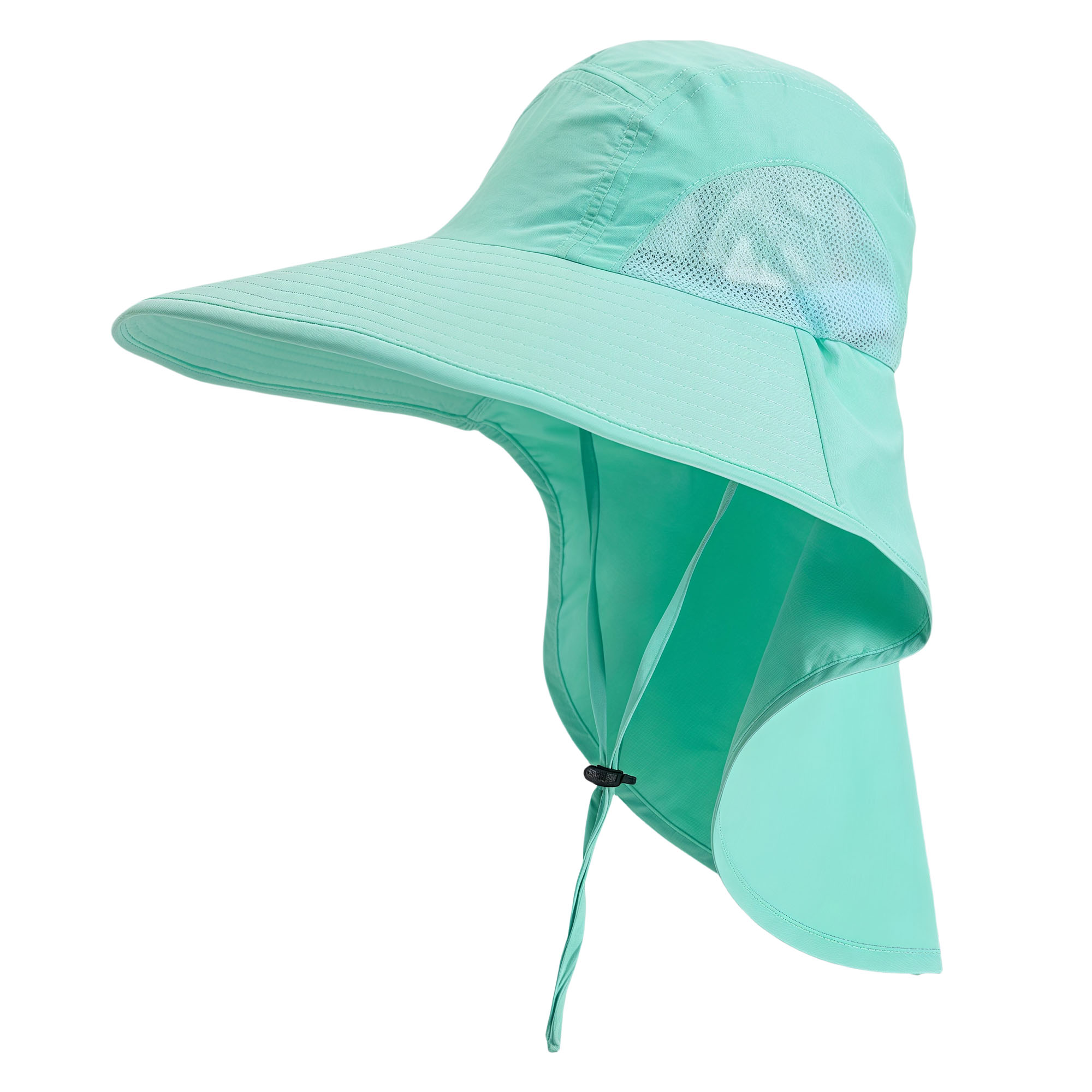 Men's UV Protection Wide Brim Fishing Hat with Neck Flap 7