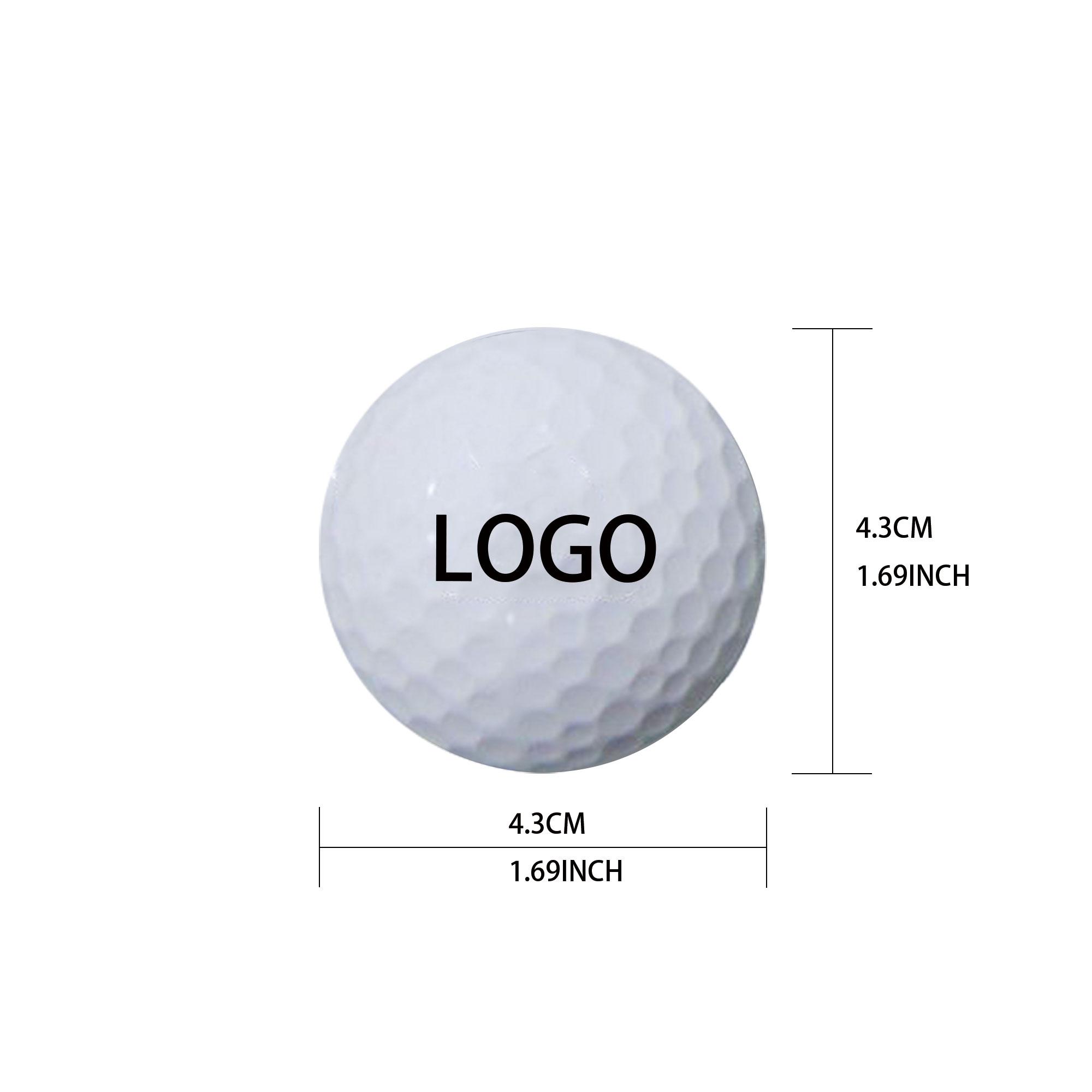 Rubber Golf Ball Pro 2