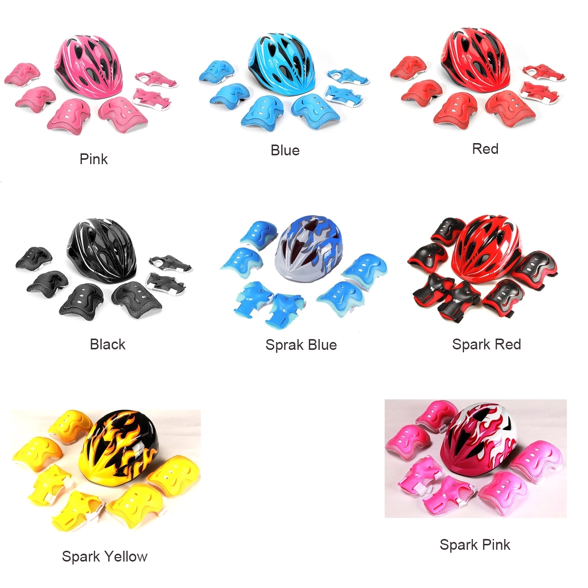 Kids Helmet Protective Gear Set 1