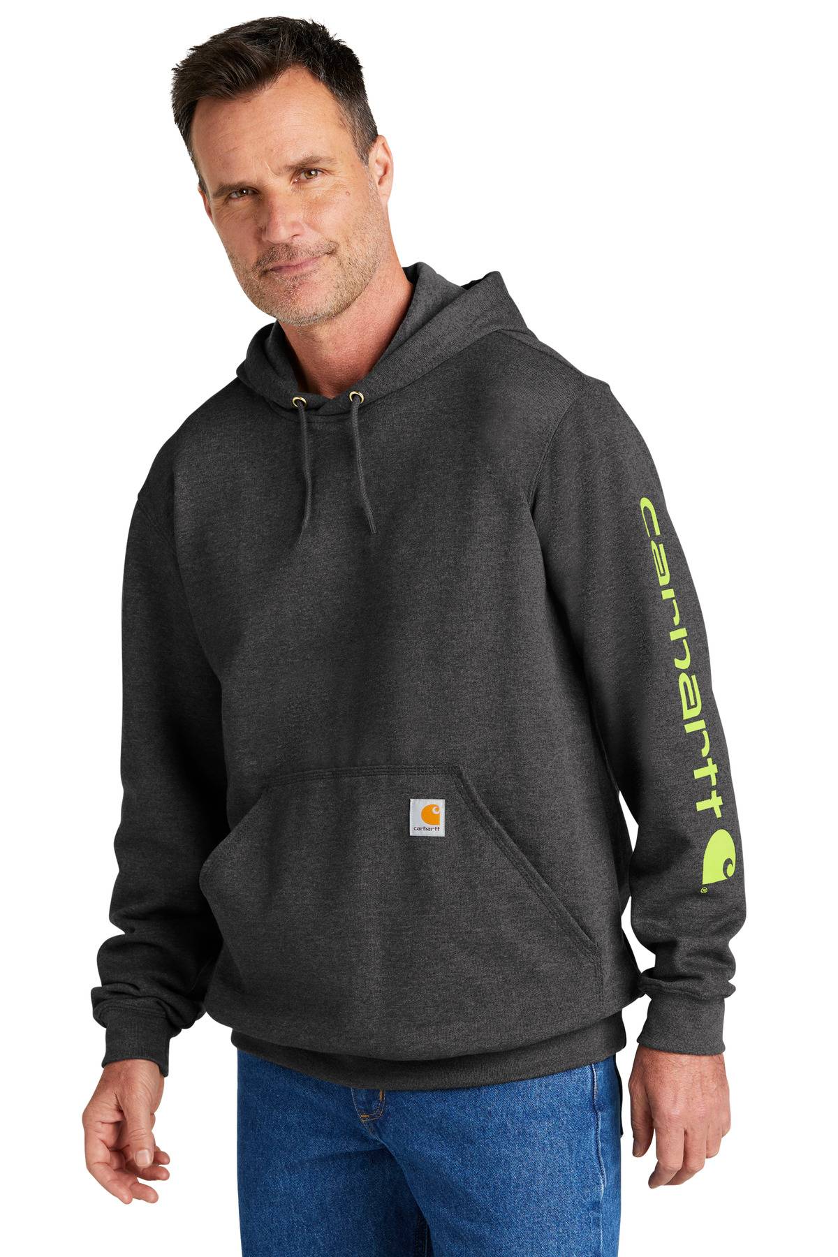 Carhartt Midweight Hooded Logo Sweatshirt CTK288 11