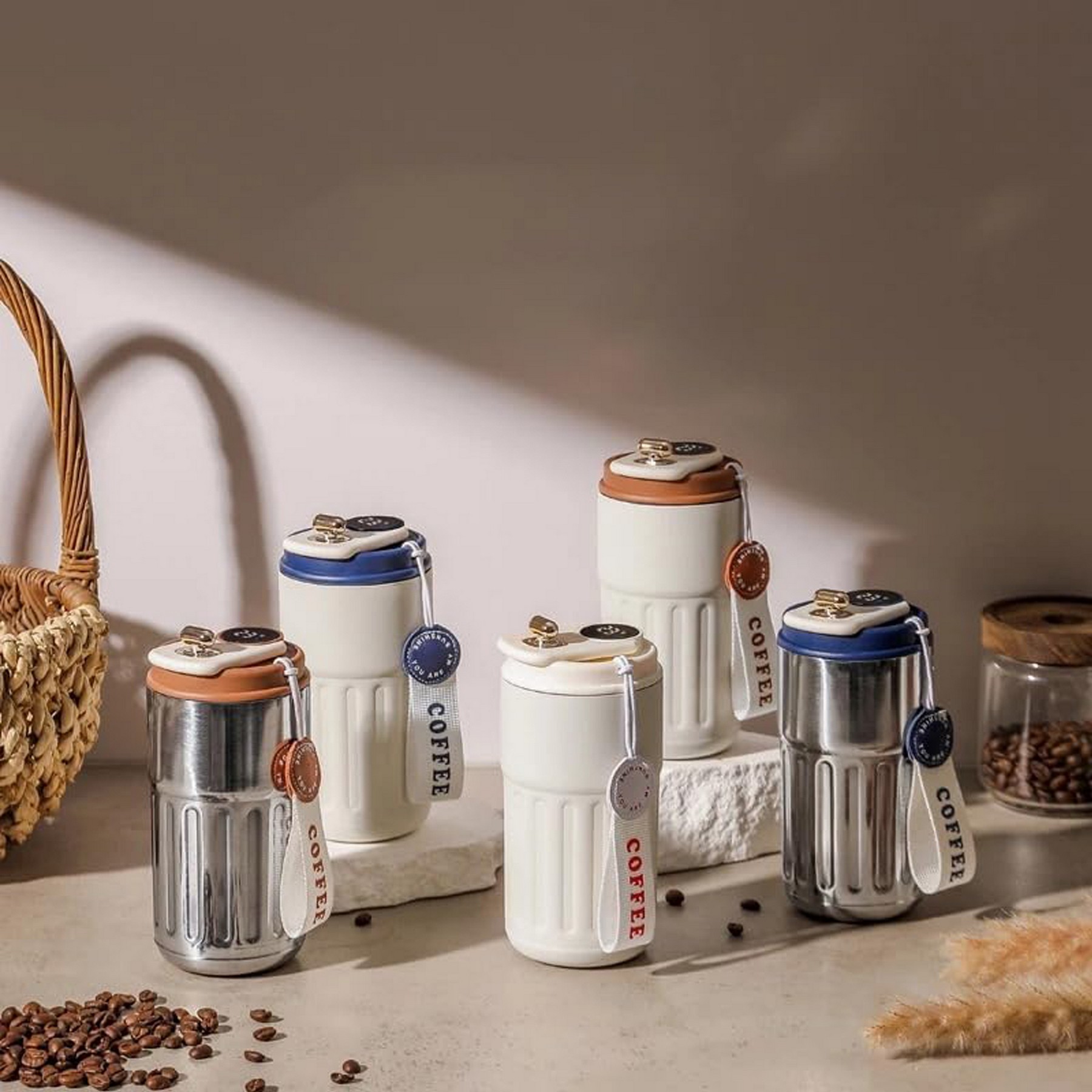 15Oz Thermos Coffee Cup With Temperature Display 2