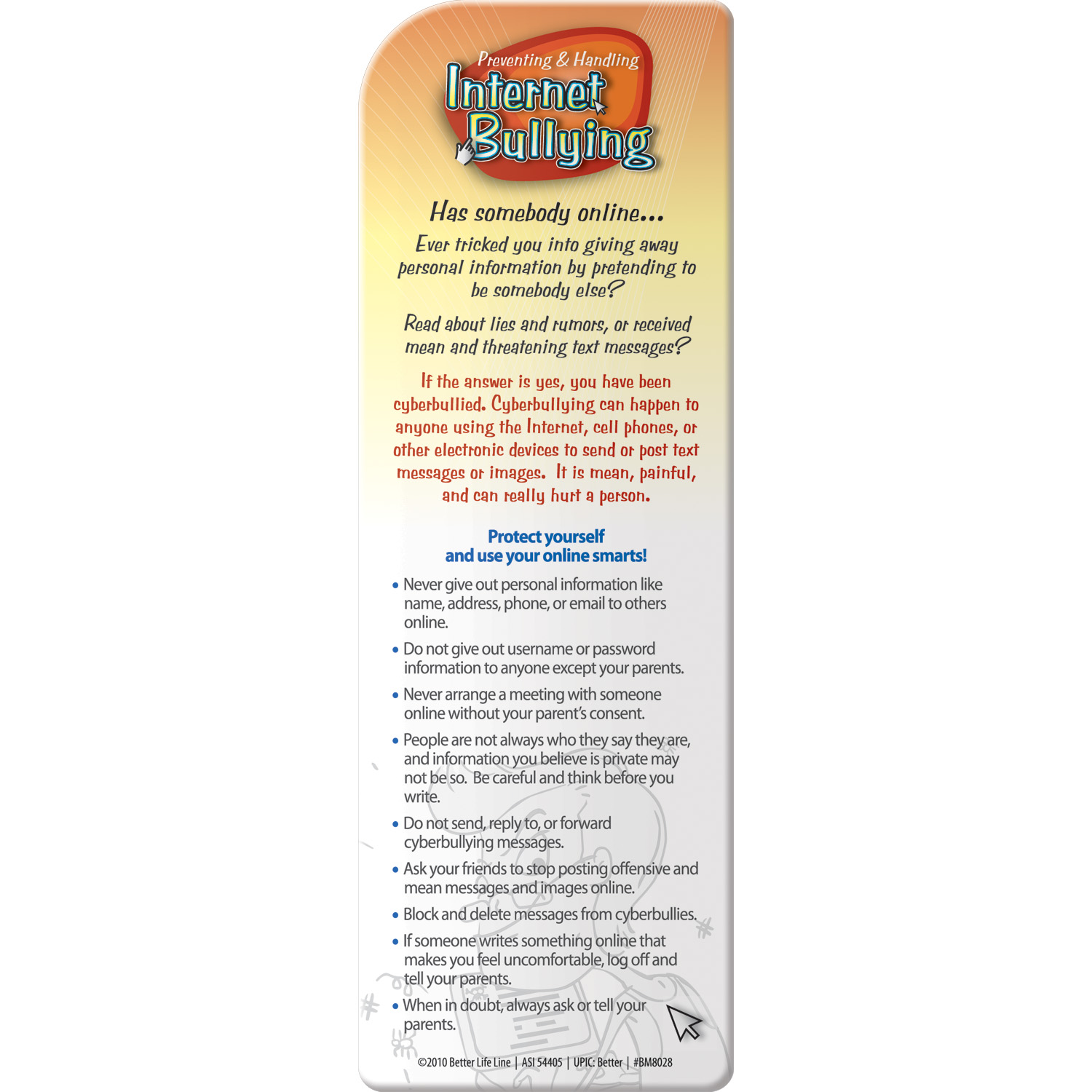 Bookmark - Preventing and Handling Internet Bullying 2