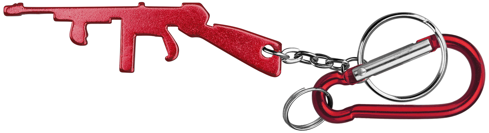 Rifle shape bottle opener key chain & Carabiner 5